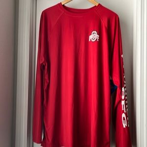 Men’s Ohio State long sleeve performance fishing gear